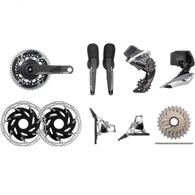 SRAM Red Etap AXS HRD FM 2x12 33-46 Cl Disc Brake Power Meter Groupset SRAM Red Etap AXS HRD FM 2x12 33-46 Cl Disc Brake Power Meter Groupset