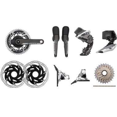 SRAM Red Etap AXS HRD FM 2x12 35-48 CL Disc Brake Power Meter Groupset SRAM Red Etap AXS HRD FM 2x12 35-48 CL Disc Brake Power Meter Groupset