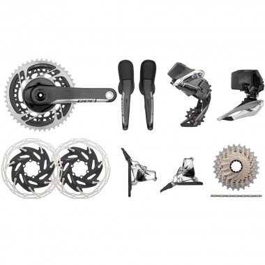 SRAM Red Etap AXS HRD FM 2x12-Speed 33-46 6-Bolt Disc Brake Groupset SRAM Red Etap AXS HRD FM 2x12-Speed 33-46 6-Bolt Disc Brake Groupset