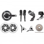 SRAM Red Etap AXS HRD FM 2x12-Speed 37-50 6-Bolt Disc Power Meter Groupset